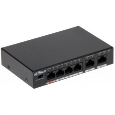 POE комутатор мережевий Dahua DH-PFS3006-4ET-36 4 PoE/2 Uplink