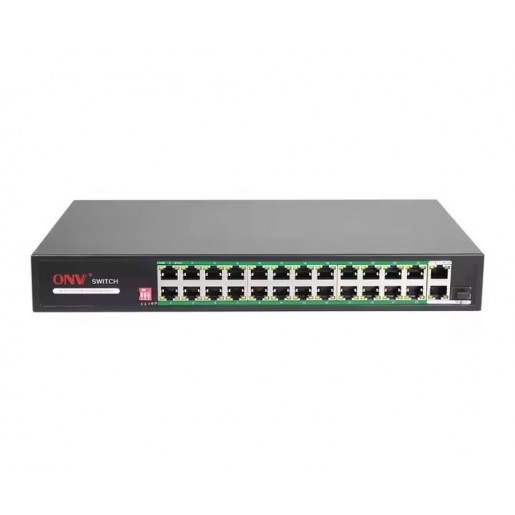 POE комутатор мережевий ONV H1024PL 24xPoE