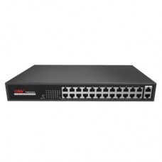 POE комутатор мережевий ONV H1024PLS 24xPoE