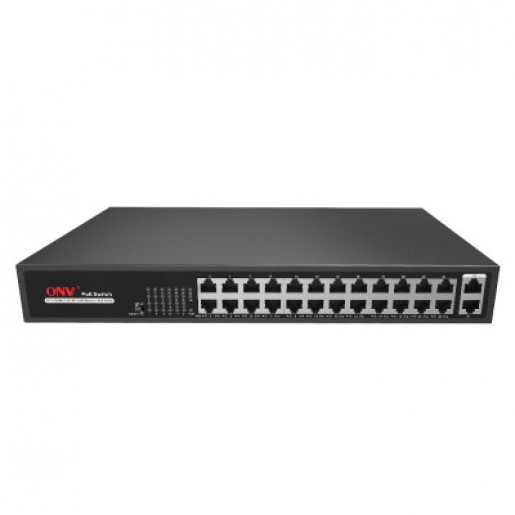 POE комутатор мережевий ONV H1024PLS 24xPoE