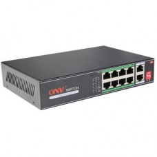 POE комутатор мережевий ONV 8хPoE / 2 UpLink