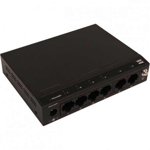 POE комутатор мережевий Utepo SF6P-FHM 4хPoE