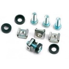 Кріпильний набір (гвинт M6, гайка, шайба) для серверної шафи/стійки 4 шт