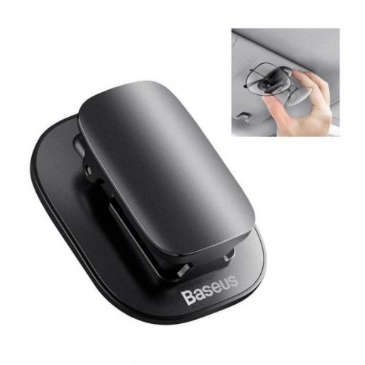 Тримач для окулярів автомобільний Baseus Platinum Vehicle Eyewear Clip Paste type (ACYJN-A01)