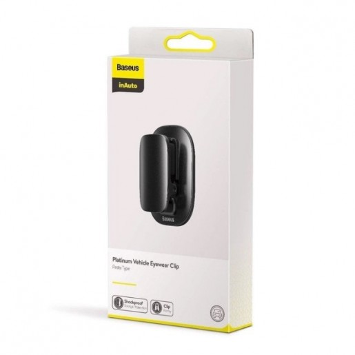 Тримач для окулярів автомобільний Baseus Platinum Vehicle Eyewear Clip Paste type (ACYJN-A01)