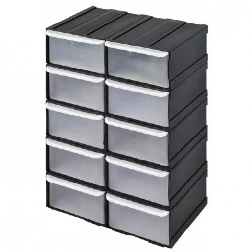 Касетниця Qbrick System на 10 ящичків