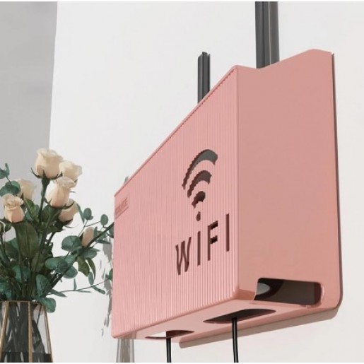 Органайзер-полиця для WiFi роутера Pink