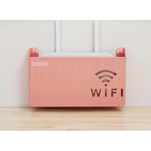 Органайзер-полиця для WiFi роутера Pink