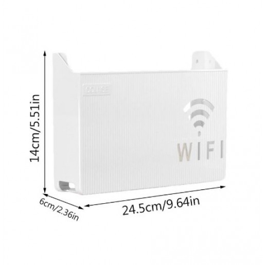 Органайзер-полиця для WiFi роутера White