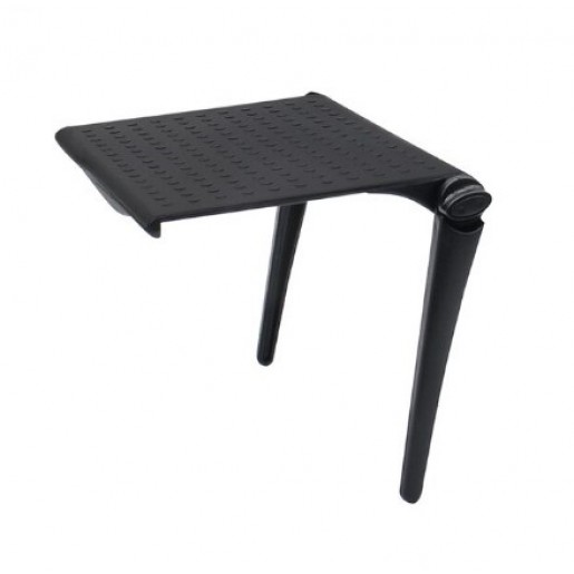 Полиця - кронштейн для WiFi роутера / ТВ тюнера (15 см) Black