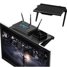 Полиця - кронштейн для WiFi роутера / ТВ тюнера D-JS0146A (26см) Black