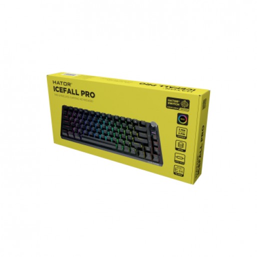 Клавіатура Hator Icefall Pro Wireless/Bluetooth/USB (HTK450UA) Black