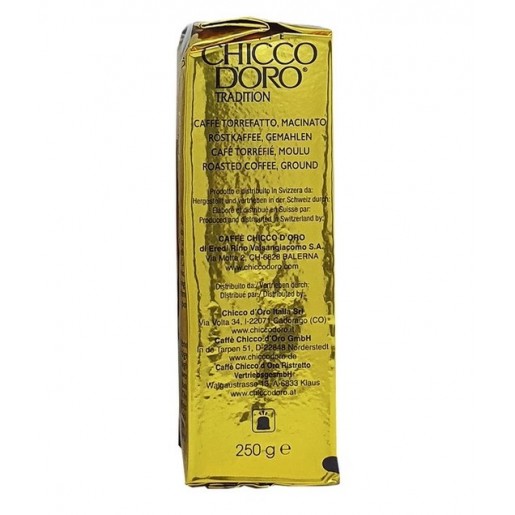 Кава Chicco D'oro Тradition 100% arabica мелена 250 г