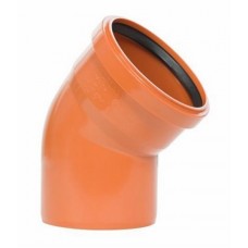 Коліно каналізаційне Valplast 160х45°