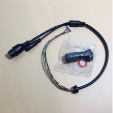 PoE кабель для IP камери, 8-жильний, гермо, чорний