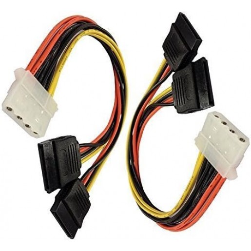 Кабель Molex F - 2 SATA Power