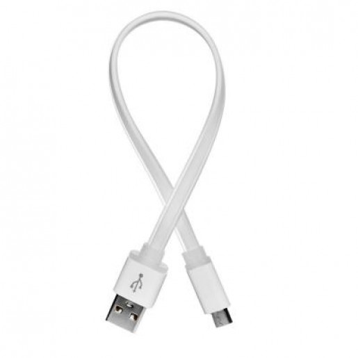 Кабель USB to microUSB ColorWay 0.25m White