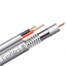 Коаксіальний кабель Finmark F5967BV 2x0,75 мідь 100m білий