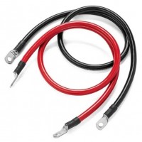 Кабель для підключення акумуляторних батарей до інвертора 2x4мм²x45см