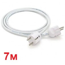 Кабель живлення вилка-вилка 7 м для генераторів зарядних станцій та інверторів 16А з/з