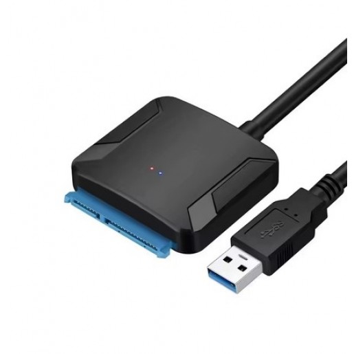 Адаптер USB 3.0 - SATA для SSD-HDD2.5-3.5'' дисків з блоком живлення