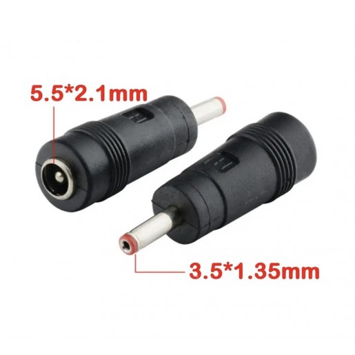 Перехідник DC 5.5x2.1(F) to 3.5x1.35(M) mm