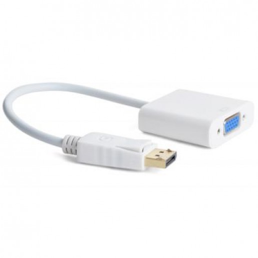 Перехідник DisplayPort to VGA Cablexpert (A-DPM-VGAF-02-W)