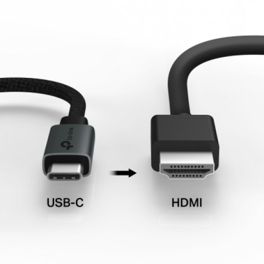 Перехідник USB-C F to HDMI M black TP-Link (UA520C)