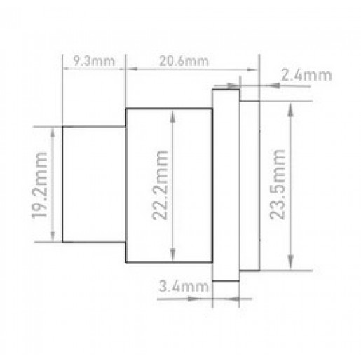 Роз'єм RJ45 Female CAT6 Black