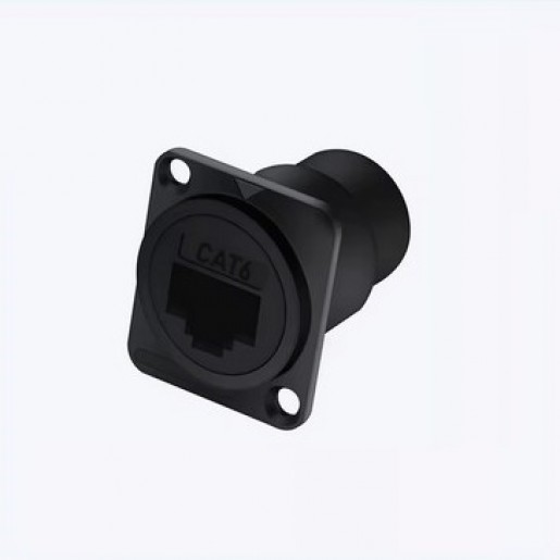 Роз'єм RJ45 Female CAT6 Black