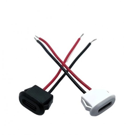 Роз'єм Type-C Female (мама) білий