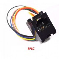 Роз'єм RJ-45 Female Type-B Black