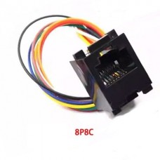 Роз'єм RJ-45 Female Type-B Black