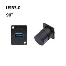 Роз'єм USB 3.0 Female (мама) Black