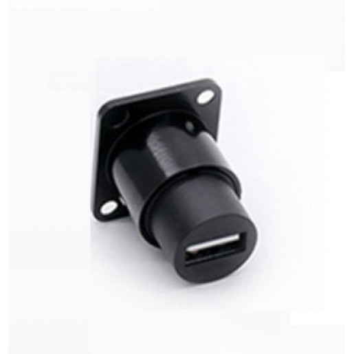 Роз'єм USB 2.0 Female (B1007-Z) Black