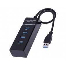 Розгалужувач USB HUB Super Speed USB 3.0 Black