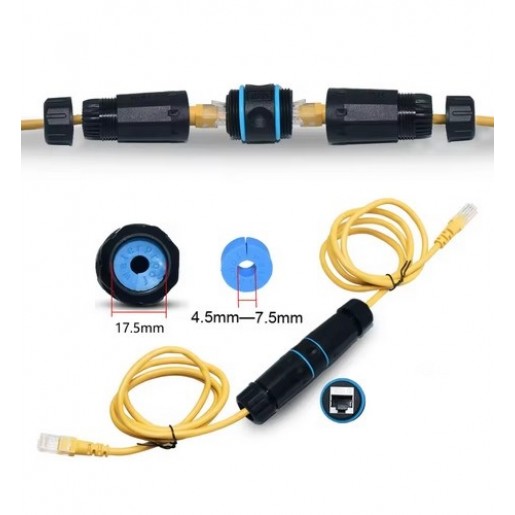 З'єднувач RJ45 to RJ45 FTP IP68 Type-B