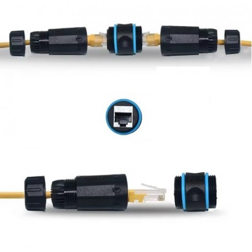 З'єднувач RJ45 to RJ45 FTP IP68 Type-B