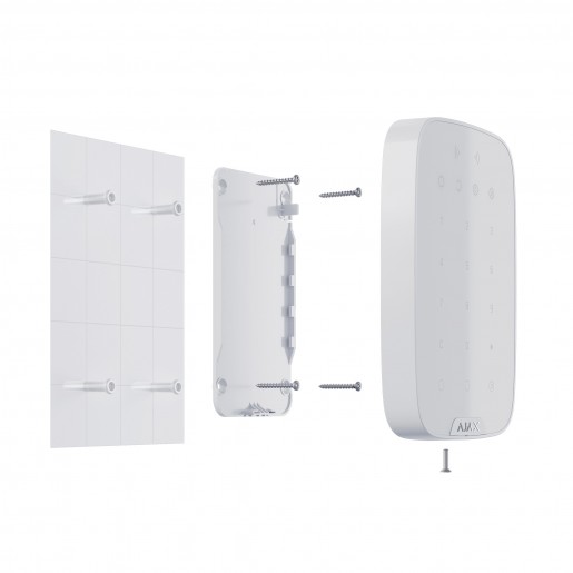 Беспровідна сенсорна клавіатура Ajax KeyPad White