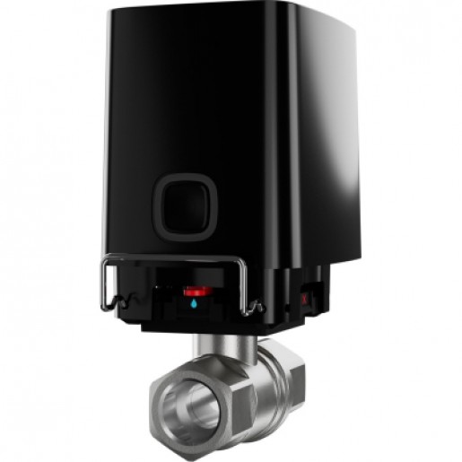 Кран перекриття води з дистанційним керуванням Ajax WaterStop 1/2" Black
