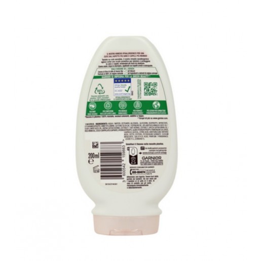 Бальзам для волосся Garnier Ultra Dolce Balsamo Delicato Addolcente Delicatezza d'Avena рисовий крем і вівсяне молочко для чутливої шкіри 200 мл