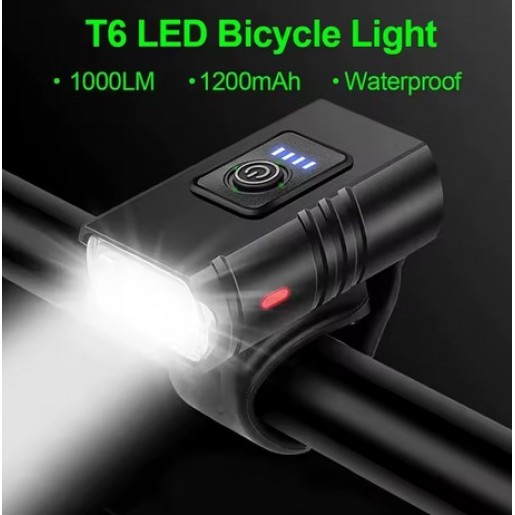 Велосипедний ліхтарик BK02 T6 LED 1000LM