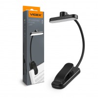 LED світильник Videx VL-NL134B акумуляторний для читання Black