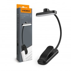 LED світильник Videx VL-NL134B акумуляторний для читання Black
