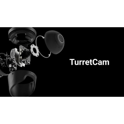 IP камера Ajax TurretCam Black (2.8 mm) 8MP IP камера Ajax TurretCam Black (2.8 mm) 8MP
