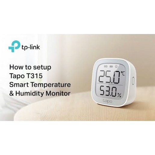 Розумний датчик температури та вологості TP-Link Tapo T315 Розумний датчик температури та вологості TP-Link Tapo T315