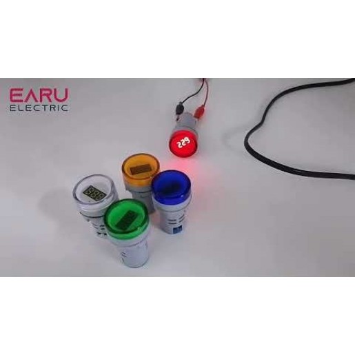 Вольтметр EARUELETRIC AD16-22DSV, 60-500V White