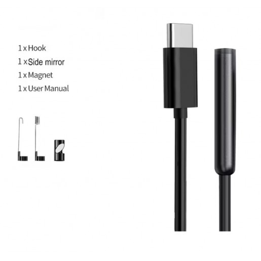 Ендоскоп камера для смартфона OTG Android Phone 5.5mm LED Lights For Type-C