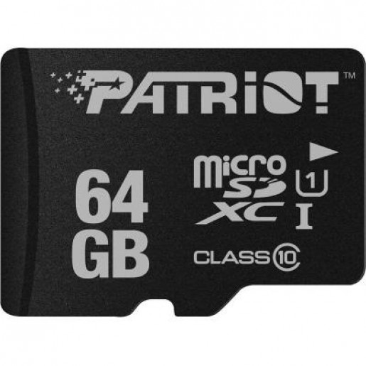 Карта пам'яті Patriot 64GB microSDXC Class 10