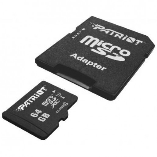 Карта пам'яті Patriot 64GB microSDXC Class 10